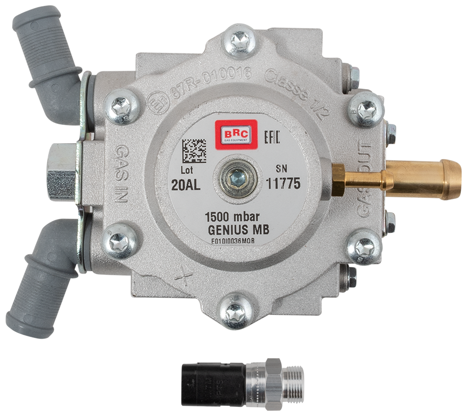 Редуктор brc. BRC редуктор Genius MB 1500. Газовый редуктор 1500 Genius BRC. Genius MB 1500. Редуктор ГБО BRC 1500 mbar Genius MB.