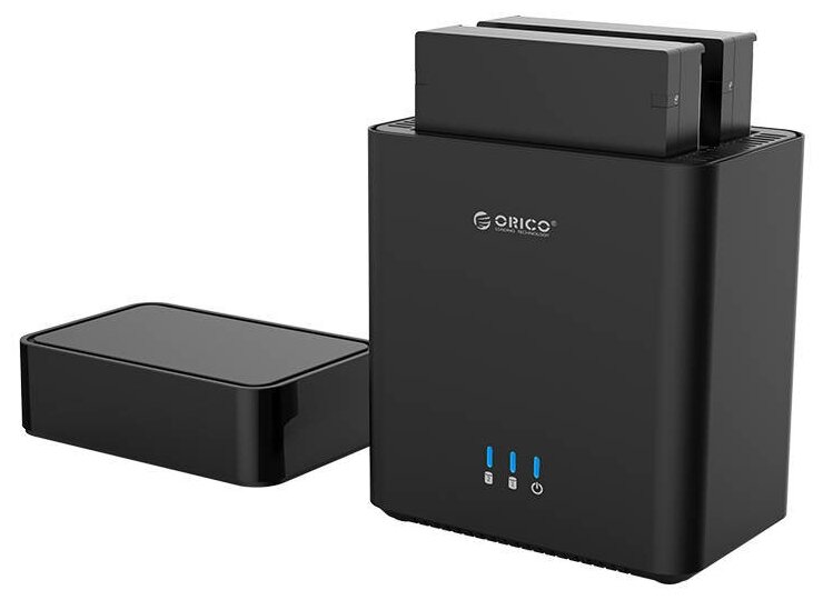 Док-станция для SSD/HDD Orico DS200U3-BK черный Док-станция для SSD/HDD Orico DS200U3-BK черный