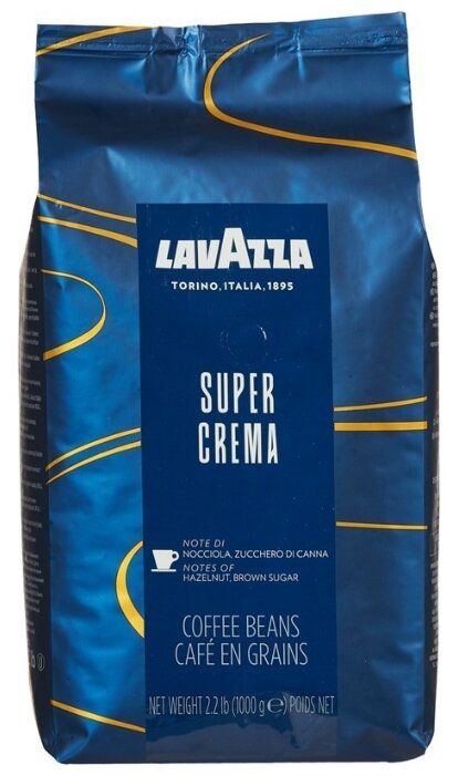 Кофе в зернах Lavazza Super Crema, 1 кг Кофе в зернах Lavazza Super Crema, 1 кг