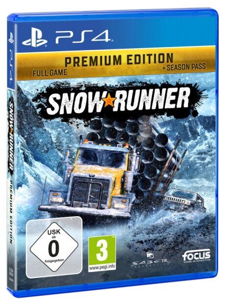 Игра для PlayStation 4 Snowrunner. Premium Edition, полностью на русском языке
