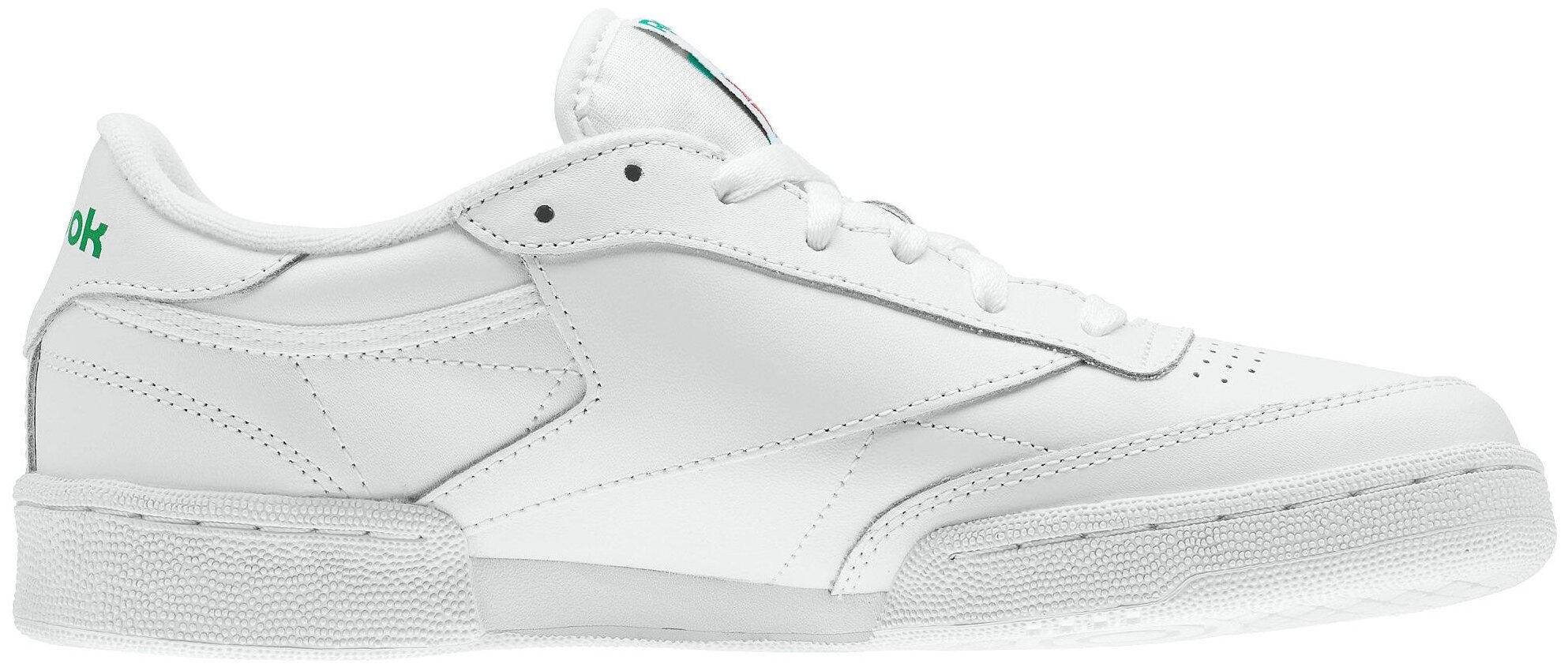 Кроссовки REEBOK Club C 85 размер 6.5, intense white/green Кроссовки REEBOK Club C 85 размер 6.5, intense white/green