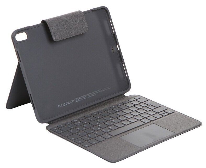 Чехол-клавиатура Logitech для APPLE iPad Air (4th gen) Folio Touch Grey 920-010000 Чехол-клавиатура Logitech для APPLE iPad Air (4th gen) Folio Touch Grey 920-010000