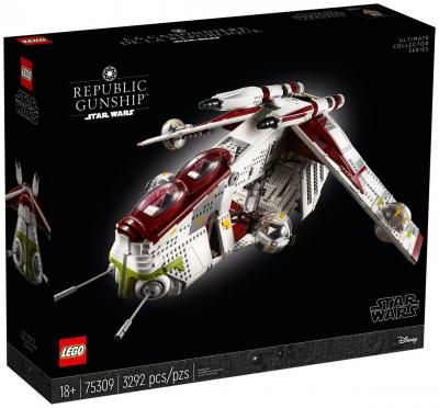 Конструктор LEGO 75309 Боевой корабль Республики