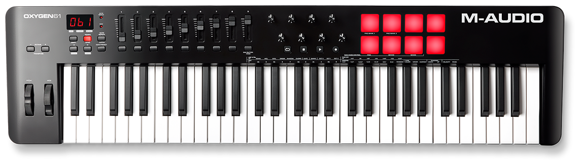 MIDI-клавиатура M-Audio Oxygen 61 MKV черный MIDI-клавиатура M-Audio Oxygen 61 MKV черный