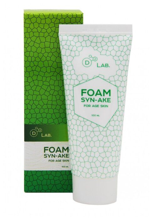 D2 Lab пенка для умывания со змеиным пептидом Foam Syn-Ake, 100 мл D2 Lab пенка для умывания со змеиным пептидом Foam Syn-Ake, 100 мл