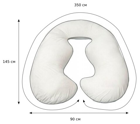 Схема для подушки для беременных