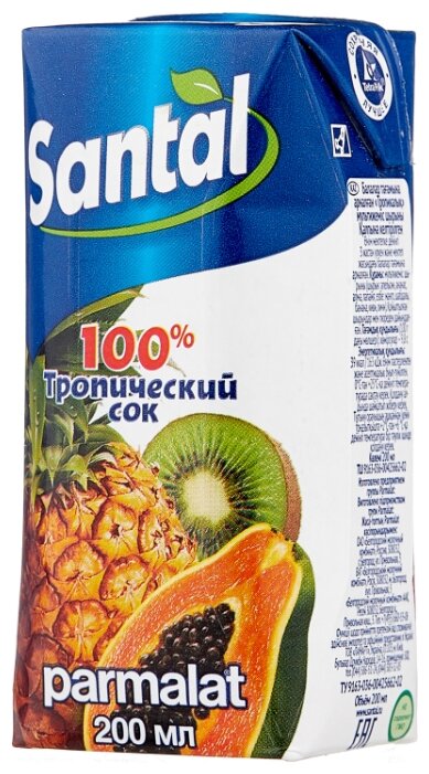 Сок Santal Тропический, 0.2 л, 24 шт. Сок Santal Тропический, 0.2 л, 24 шт.