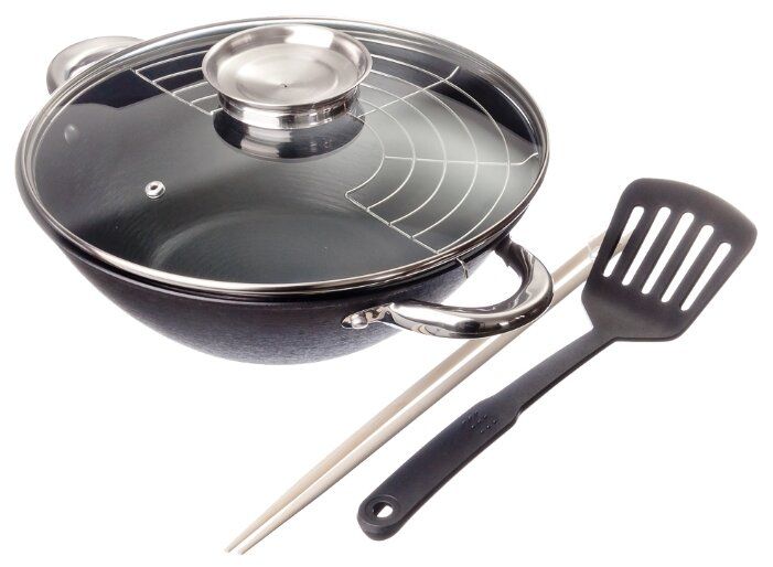 Казан Satoshi Kitchenware 808030 черный 3.6 л Казан Satoshi Kitchenware 808030 черный 3.6 л