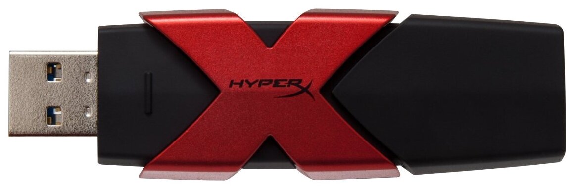 Usb flash карта kingston hxs3 256gb черно красный