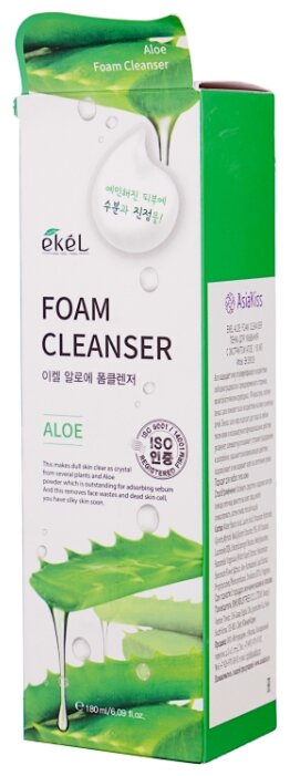 Пенка ekel aloe. Пенка для умывания с экстрактом алоэ Foam Cleanser Aloe 180мл Ekel. Ekel Cosmetics / пенка для умывания с экстрактом алоэ Aloe Foam Cleanser.