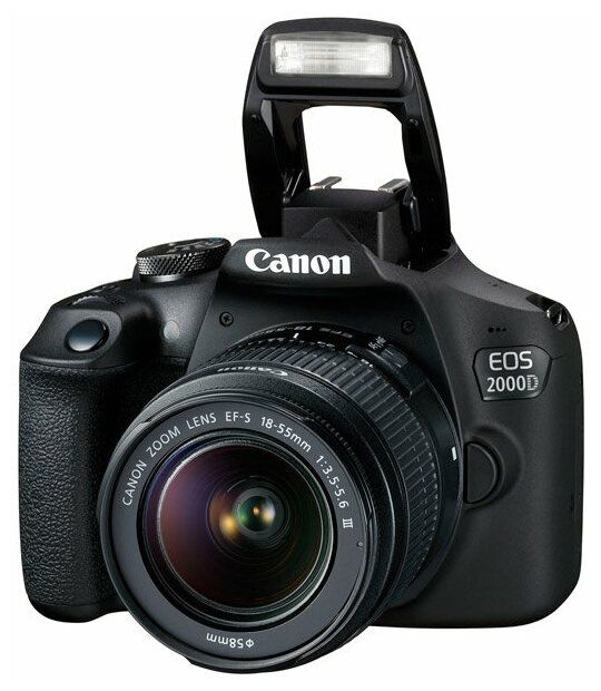 Фотоаппарат зеркальный Canon EOS 2000D Kit EF-S 18-55 III Фотоаппарат зеркальный Canon EOS 2000D Kit EF-S 18-55 III