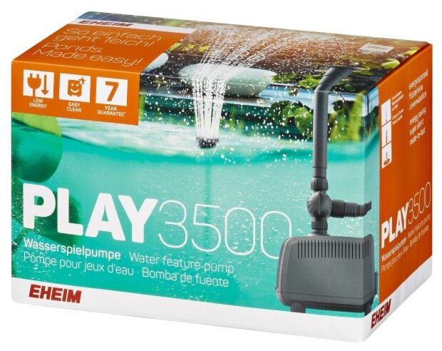 Помпа подъемная Eheim Play 3500 (3500 л/ч) Помпа подъемная Eheim Play 3500 (3500 л/ч)