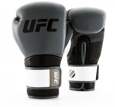 Перчатки UFC для работы на снарядах MMA 18 унций серый