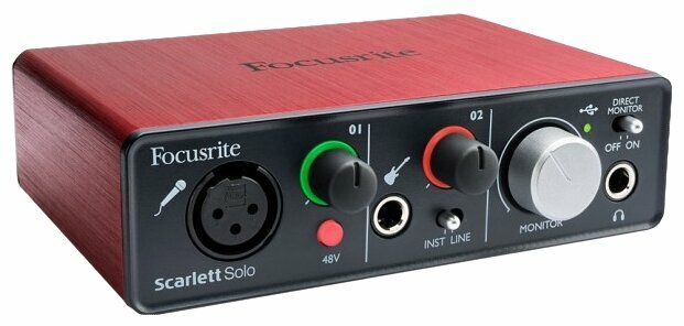 Звуковая карта внешняя focusrite solo 3rd gen