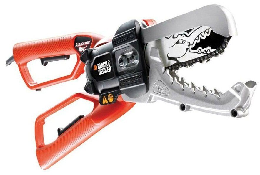 Электрическая цепная пила Black+Decker GK1000-QS 550Вт дл.шины:3.9" (10cm) Электрическая цепная пила Black+Decker GK1000-QS 550Вт дл.шины:3.9" (10cm)