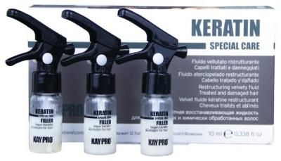 KayPro Филлер для волос Keratin, 10 мл, 12 шт.