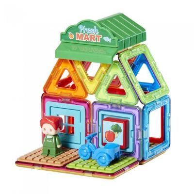 Конструктор Magformers магнитный Town Set - Mart (22 элемента)