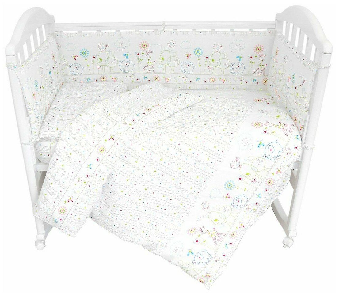 Комплект в кроватку 6 предметов Baby Nice "Саванна". Комплект в кроватку 6 предметов Baby Nice "Саванна".