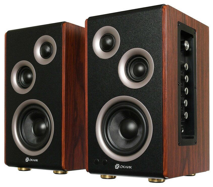 Колонки Oklick OK-117 BT 2.0 черный 80Вт BT Колонки Oklick OK-117 BT 2.0 черный 80Вт BT