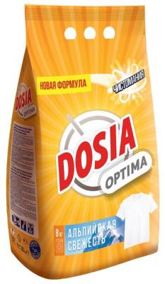 Стиральный порошок Dosia Optima Альпийская свежесть 8 кг пластиковый пакет