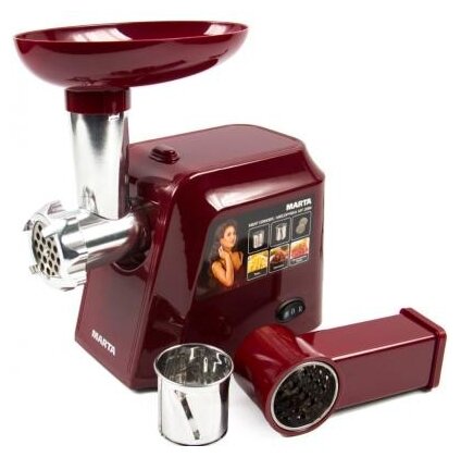 Мясорубка MARTA MT-2089 бордовый гранат Мясорубка MARTA MT-2089 бордовый гранат