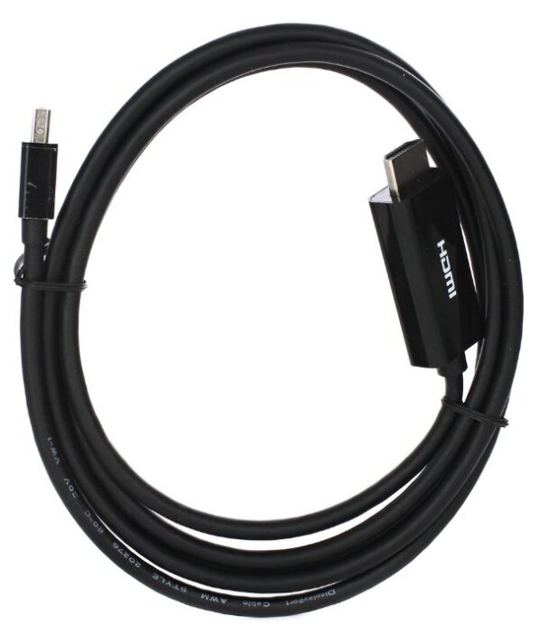 Кабель Telecom Mini DisplayPort - HDMI (TA695) 1.8 м черный Кабель Telecom Mini DisplayPort - HDMI (TA695) 1.8 м черный