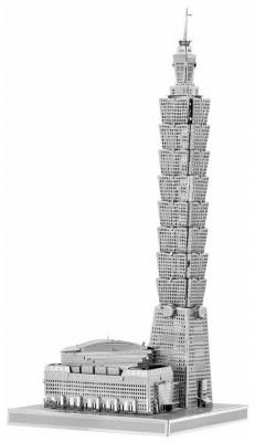 Металлический 3D конструктор здание небоскреб Тайбэй 101 (Taipei Metal Earth)