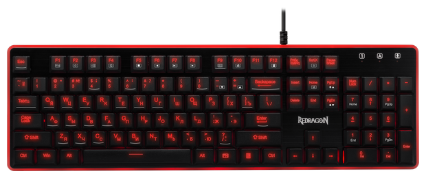 Игровая клавиатура Redragon Dyaus RU Black USB Игровая клавиатура Redragon Dyaus RU Black USB