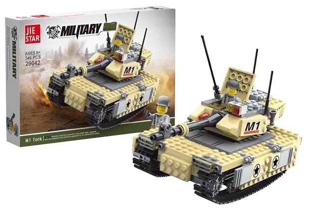 Конструктор Jie Star Military 29042 Танк М1 Конструктор Jie Star Military 29042 Танк М1