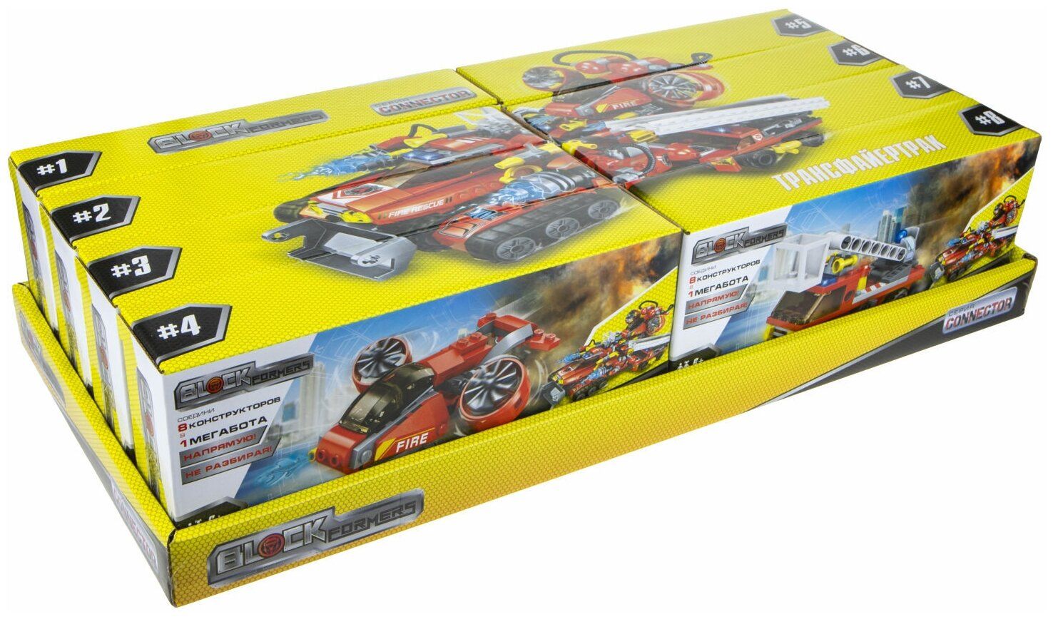 Конструктор 1 TOY Blockformers Т18965 Трансфайертрак (8 шт.) Конструктор 1 TOY Blockformers Т18965 Трансфайертрак (8 шт.)