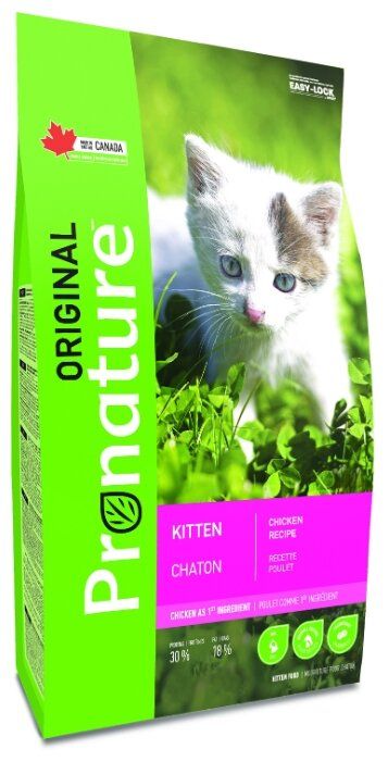 Корм для котят ProNature Original с курицей 20 кг Корм для котят ProNature Original с курицей 20 кг
