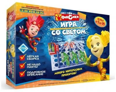 Знаток Электронный конструктор "Фиксики. Игра со светом", ZP-70826