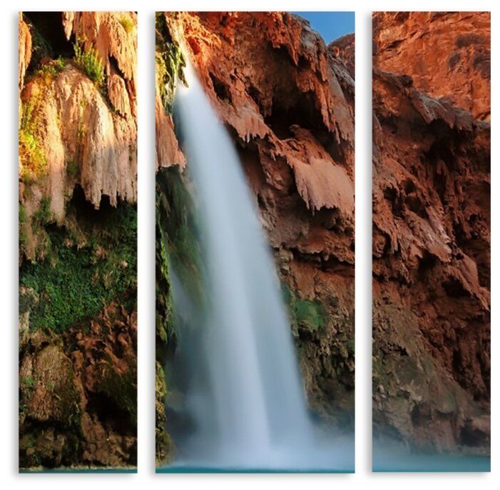 Модульные картины водопады фото