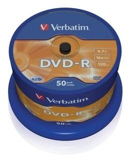 Verbatim Диски DVD-R Verbatim 50шт cake