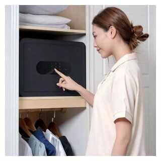 Умный электронный сейф с датчиком отпечатка пальца Xiaomi Mijia Smart Safe Deposit Box Dark Grey (BGX-5X1-3001) Умный электронный сейф с датчиком отпечатка пальца Xiaomi Mijia Smart Safe Deposit Box Dark Grey (BGX-5X1-3001)