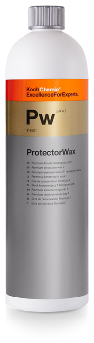 Protector wax. Воск Koch Protector Wax. Koch Chemie PROTECTORWAX 1л. PROTECTORWAX - консервирующий полимер премиум–класса, (1 л). 319001. Воск Koch Chemie.