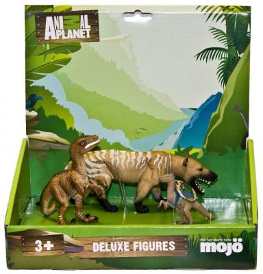 Набор фигурок Mojo (Animal Planet) в индивидуальной упаковке (L): Гиенодон (XL), Велоцираптор (M), Велоцираптор (брелок)387157079444P