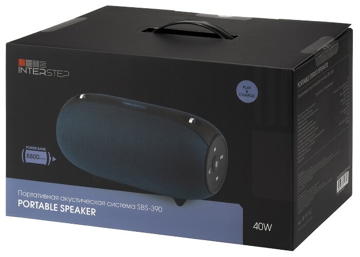 Портативная акустика INTERSTEP SBS-390 deep blue Портативная акустика INTERSTEP SBS-390 deep blue